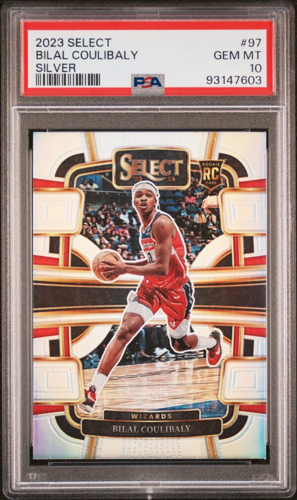 2023 PANINI SELECT | SILVER PRIZM #97 BILAL COULIBALY PSA 10