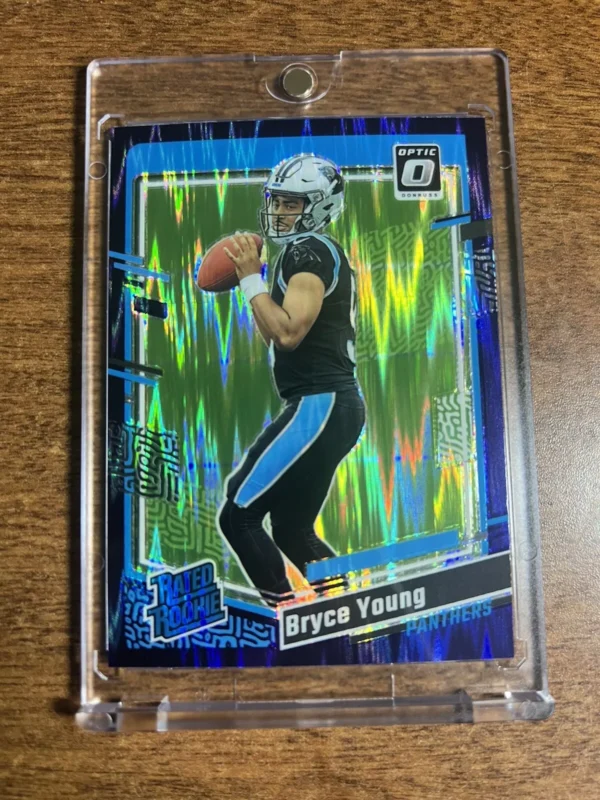 Bryce Young - 2023 Panini Donruss Optic - Rated Rookie Purple Shock Prizm #213